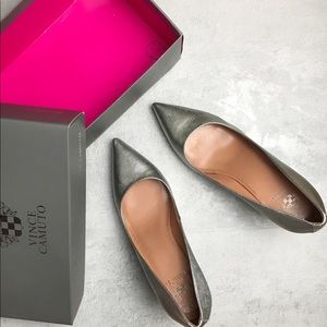 Vince Camuto Antique Steel High Heel Pumps